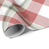 かわいいクリスマスチェック柄 ラッピングペーパー (ロールコーナー)