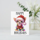 かわいいクリスマスチワワ シーズンカード (スタンド正面)