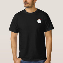 かわいいクリスマスチームサンタクロース 赤い帽子 Tシャツ
