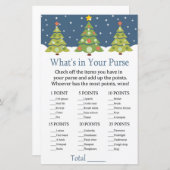 かわいいクリスマスツリーあなたの財布のゲームの中に何がある (正面/裏面)