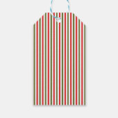 かわいいクリスマスツリーのトナカイカスタムペーパー ギフトタグ (裏面)