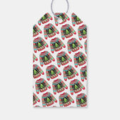 かわいいクリスマスツリーの不格好なクリスマススウェーター ギフトタグ (裏面)