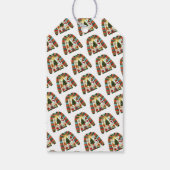 かわいいクリスマスツリートリオ醜いクリスマスセーター ギフトタグ (裏面)