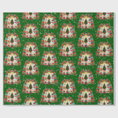 かわいいクリスマスツリートリオ醜いクリスマスセーター ラッピングペーパー (フラット)