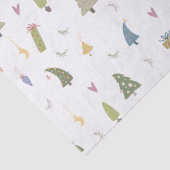 かわいいクリスマスツリープレゼントオーナメントパターン 薄葉紙 (詳細)