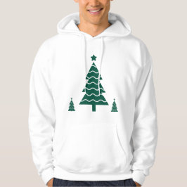  かわいいクリスマスツリーホリデーデザイン パーカ