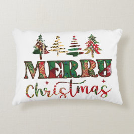 かわいいクリスマスツリー アクセントクッション