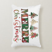 かわいいクリスマスツリー アクセントクッション (正面(垂直))