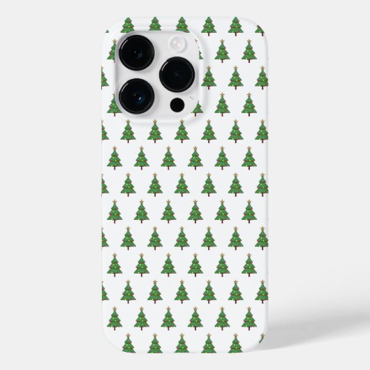 かわいいクリスマスツリー Case-Mate iPhoneケース (裏面)