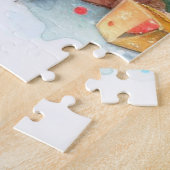 かわいいクリスマステディベア ジグソーパズル (側面)