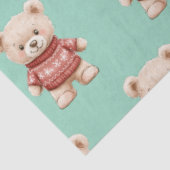 かわいいクリスマステディベア 薄葉紙 (詳細)