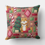 かわいいクリスマステーマ枕 クッション (裏面)