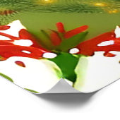 かわいいクリスマスディアー ポスター (角)