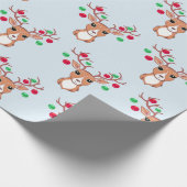 かわいいクリスマスディアー ラッピングペーパー (角)