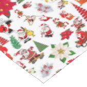 かわいいクリスマスデザイン テーブルクロス (アングル)