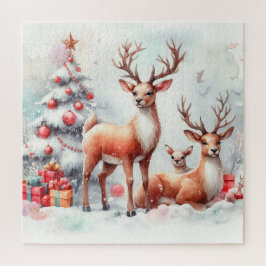 かわいいクリスマストナカイ ジグソーパズル