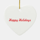 かわいいクリスマストナカイ セラミックオーナメント (裏面)