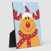 かわいいクリスマストナカイ フォトプラーク (側面)