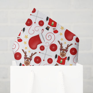 かわいいクリスマストナカイ 薄葉紙