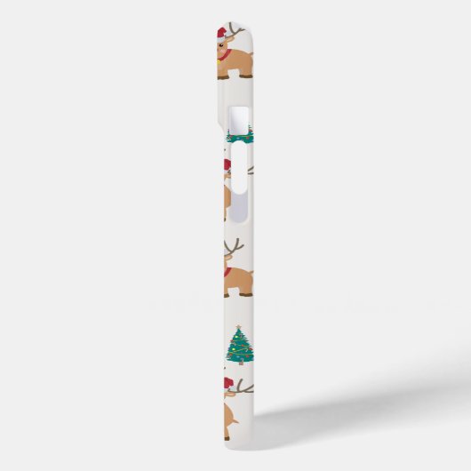 かわいいクリスマストナカイ Case-Mate iPhoneケース (裏面 / 左)