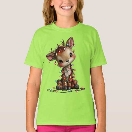 かわいいクリスマストリ Tシャツ (正面)