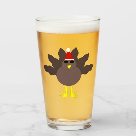 かわいいクリスマストルコ タンブラーグラス (ドリンク正面)