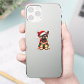 かわいいクリスマスドイツの羊飼い シール (スマートフォン)