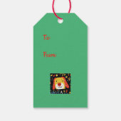 かわいいクリスマスドッグ ギフトタグ (裏面)