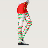 かわいいクリスマスドットレギンス レギンス (右)