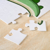 かわいいクリスマスドラゴン ジグソーパズル (側面)