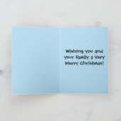 かわいいクリスマスドルフィンクリスマスカード シーズンカード (内部)