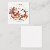 かわいいクリスマスノテレツ ノートカード (正面/裏面)