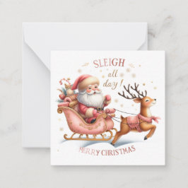 かわいいクリスマスノテレツ ノートカード