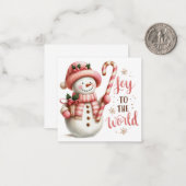 かわいいクリスマスノテレツ ノートカード (正面/裏面インサイチュ)