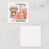 かわいいクリスマスノテレツ ノートカード (正面/裏面)