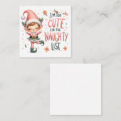 かわいいクリスマスノテレツ ノートカード (正面/裏面)