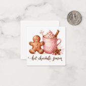 かわいいクリスマスノテレツ ノートカード (正面/裏面インサイチュ)