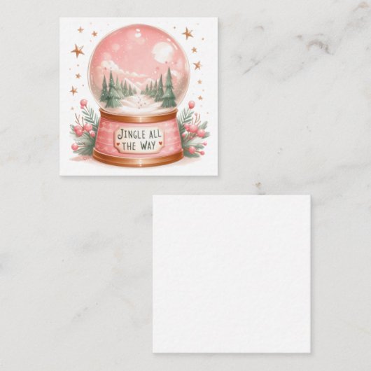かわいいクリスマスノテレツ ノートカード (正面/裏面)