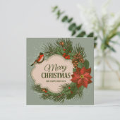 かわいいクリスマスノートカード シーズンカード (スタンド正面)