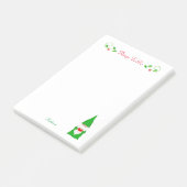 かわいいクリスマスノームやること付箋 ポストイット (アングル)