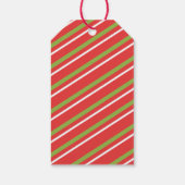 かわいいクリスマスバニーラビットアニメ ギフトタグ (裏面)