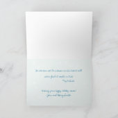 かわいいクリスマスバードカード シーズンカード (内部)