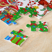 かわいいクリスマスパズルはマウスを見つけることができる ジグソーパズル (側面)