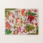 かわいいクリスマスパズルはマウスを見つけることができる ジグソーパズル (横)