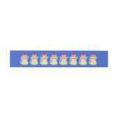 かわいいクリスマスパターン（の模様が）ある猫 招待状ベリーバンド (フラット)