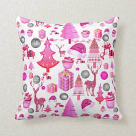 かわいいクリスマスパターン クッション