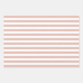 かわいいクリスマスパターン。パステルツリースターホリデイ ラッピングペーパーシート (正面2)