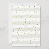 かわいいクリスマスパーティーのお茶会招待状 招待状 (裏面)