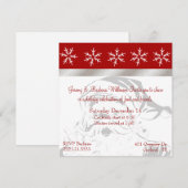 かわいいクリスマスパーティーの招待状 招待状 (正面/裏面)