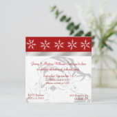 かわいいクリスマスパーティーの招待状 招待状 (スタンド正面)